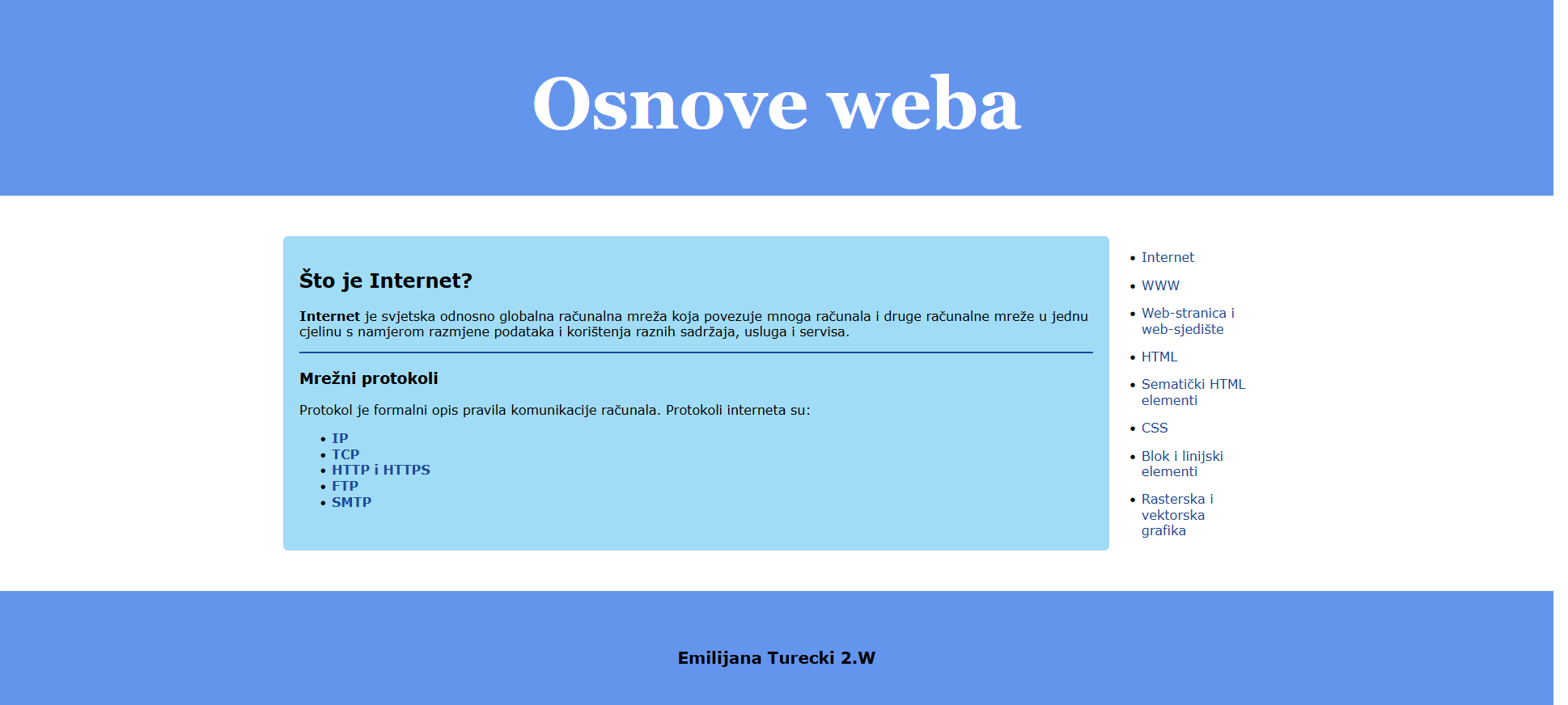 Osnove weba